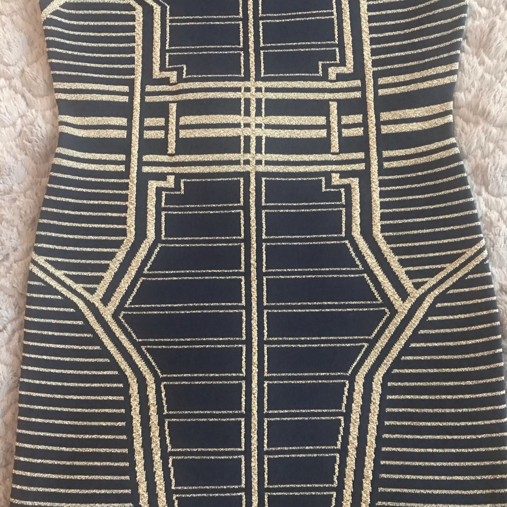 Topshop Art Deco Dress - Picture 3 of 5